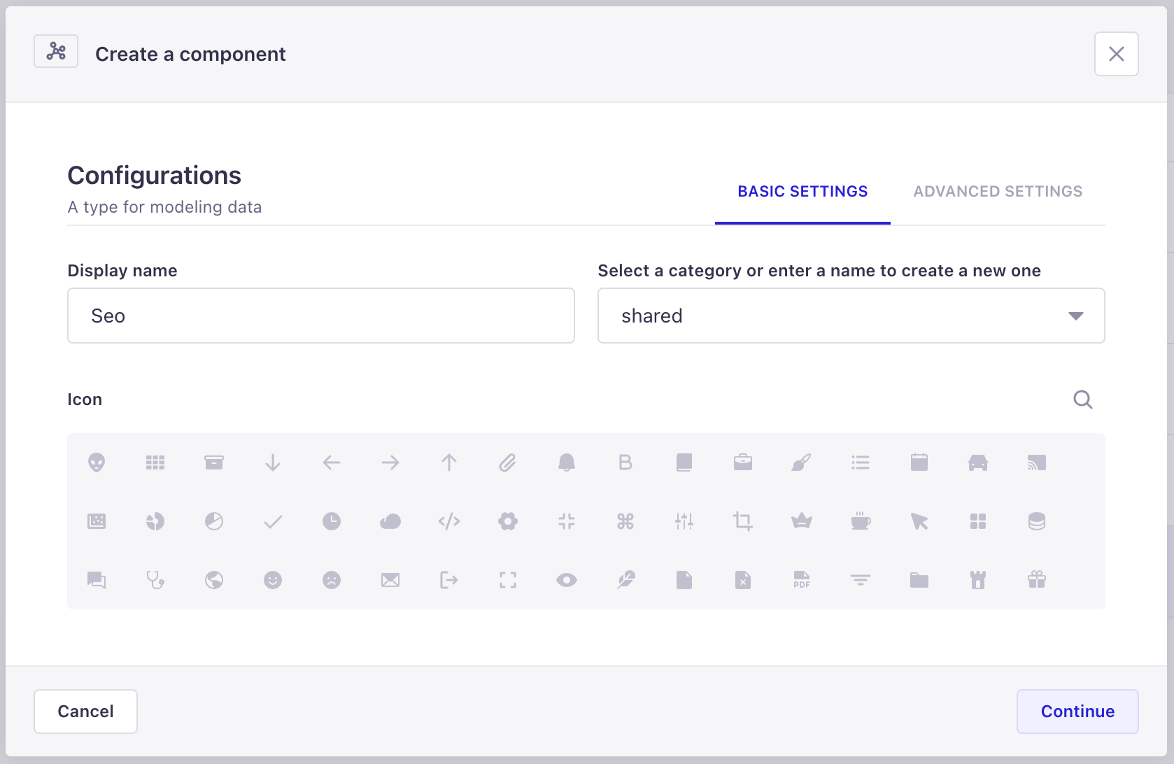 Component creation